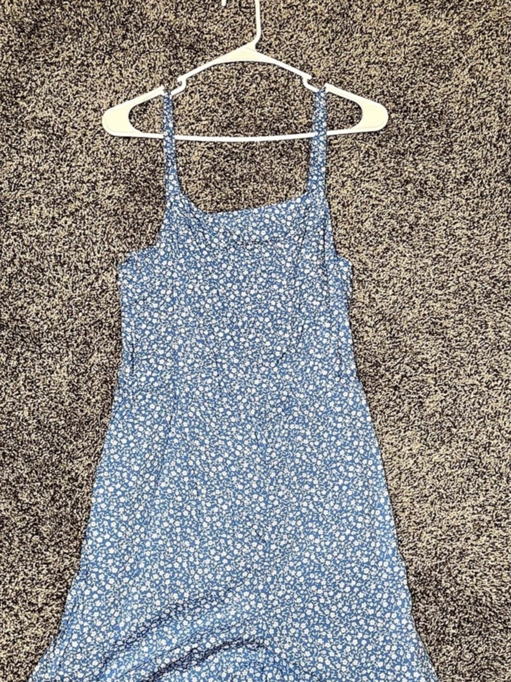 Old Navy Floral Mini Dress in Blue & White Size Large